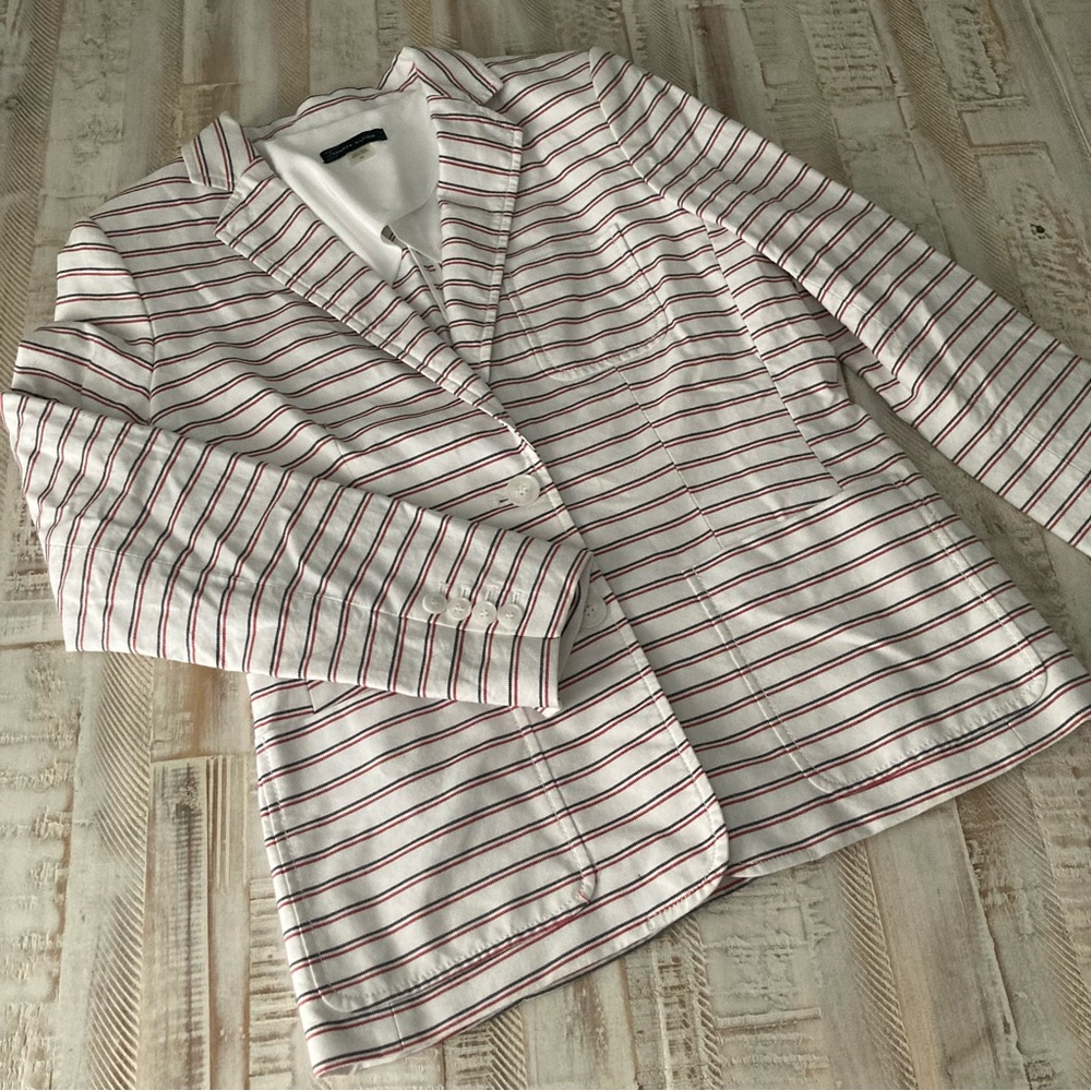 *NWOT* TOMMY HILFIGER Nautical Striped Blazer, Size 12